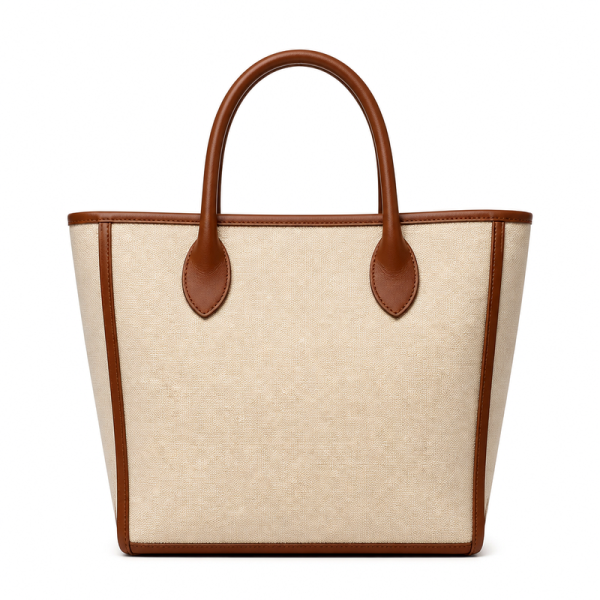 Women's Beige Canvas Handbag | 2026