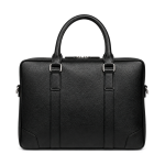 Men's Black Leather Handbag | 2026