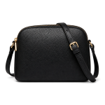 Women's Black Leather Crossbody | 2026