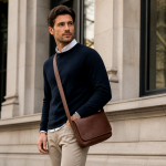 Men's Brown Casual Crossbody | 2026