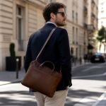 Men's Brown Shoulder Brief | 2026