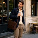 Men's Brown Shoulder Brief | 2026