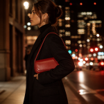 Women's Red Underarm Bag | 2026