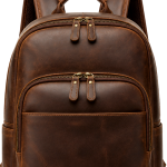 Men's Brown Leather Backpack | 2026