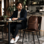 Men's Brown Leather Backpack | 2026