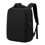 Anti-Theft Black Backpack | 2026