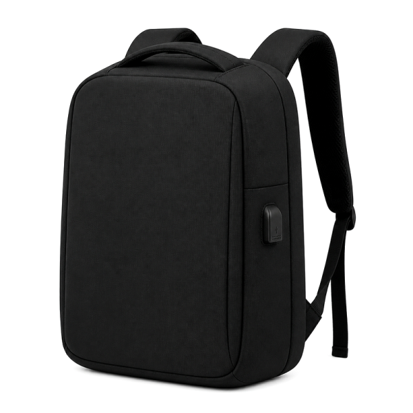 Anti-Theft Black Backpack | 2026
