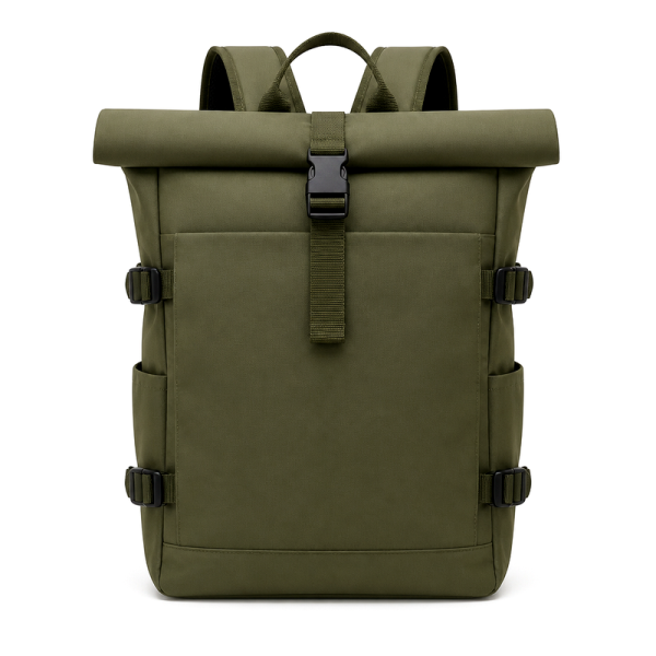 Olive Rolltop Backpack | 2026