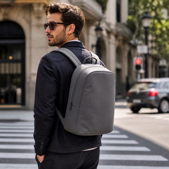 Minimal Gray Backpack | 2026