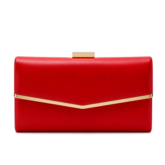 Women's Red Evening Clutch | 2026