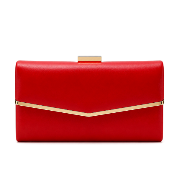 Women's Red Evening Clutch | 2026