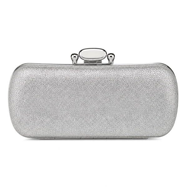Women's Silver Clasp Clutch | 2026
