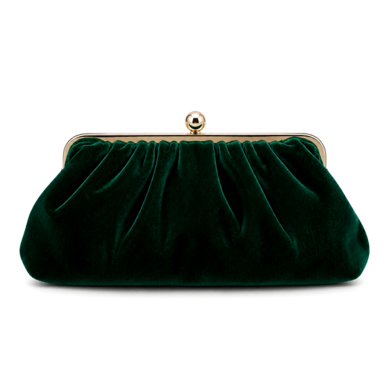 Women's Forest Velvet Clutch | 2026