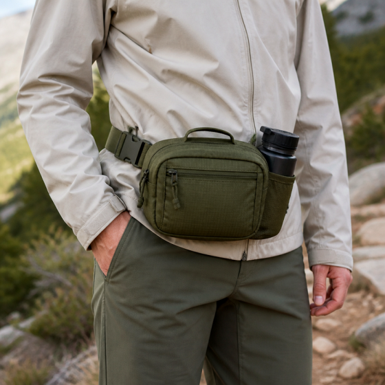 Olive Outdoor Belt Bag | 2026