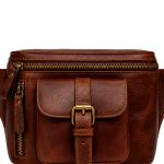 Men's Brown Leather Belt Bag | 2026