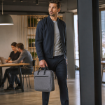 Men's Gray Business Briefcase | 2026