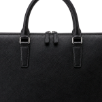 Men's Slim Black Briefcase | 2026