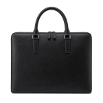 Men's Slim Black Briefcase | 2026