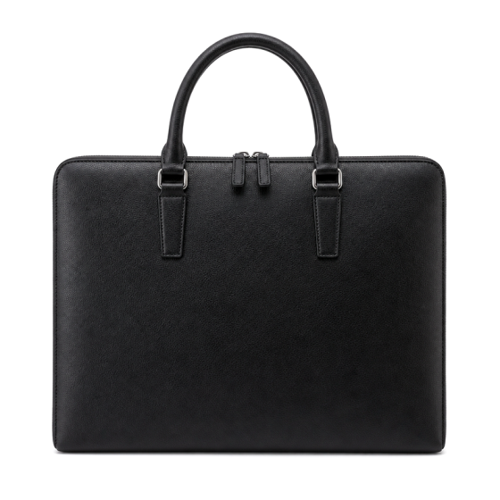 Men's Slim Black Briefcase | 2026