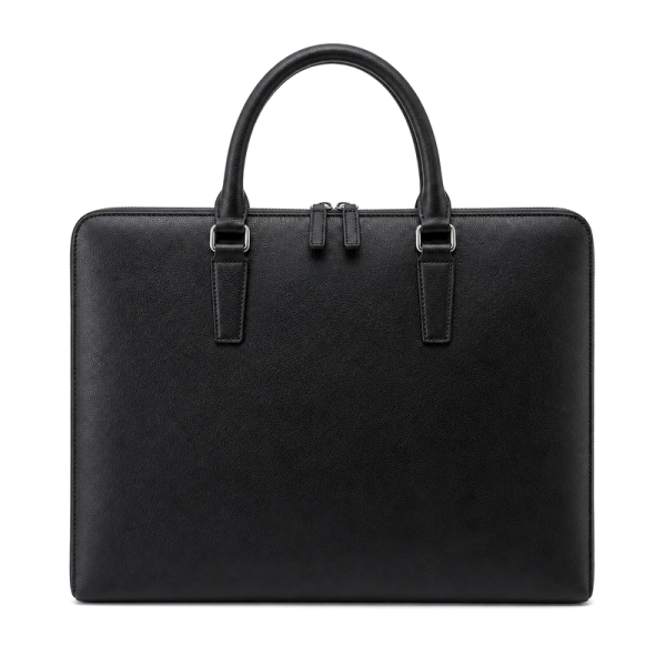 Men's Slim Black Briefcase | 2026