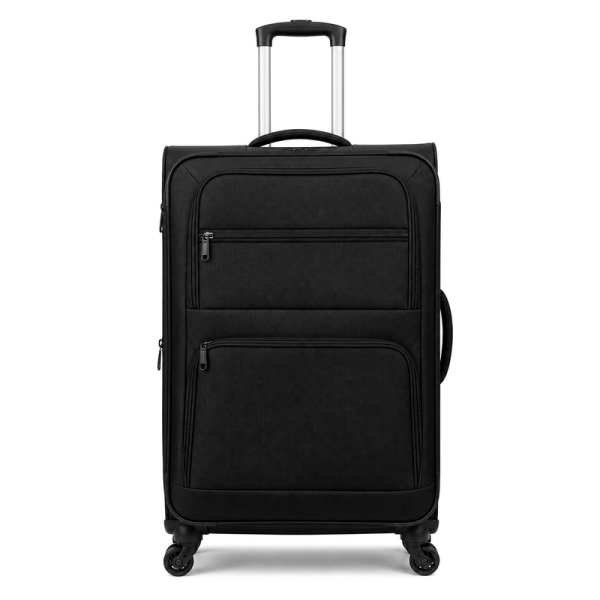 28-Inch Black Softshell Suitcase | 2026