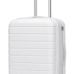 24-Inch Expandable White Suitcase | 2026