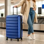 28-Inch Blue Hardshell Suitcase | 2026