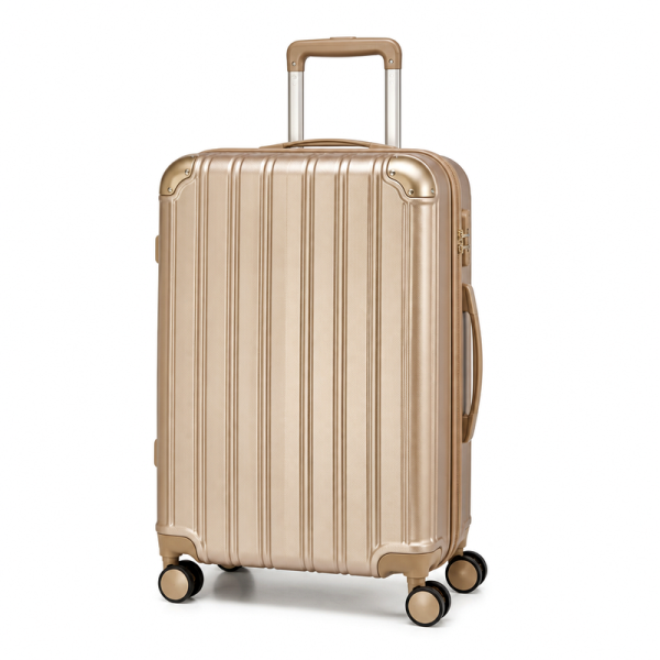 24-Inch Champagne Luxe Suitcase | 2026
