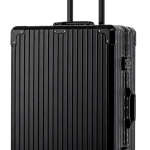 28-Inch Black Aluminum Suitcase | 2026