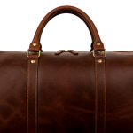 Men's Brown Leather Duffel | 2026