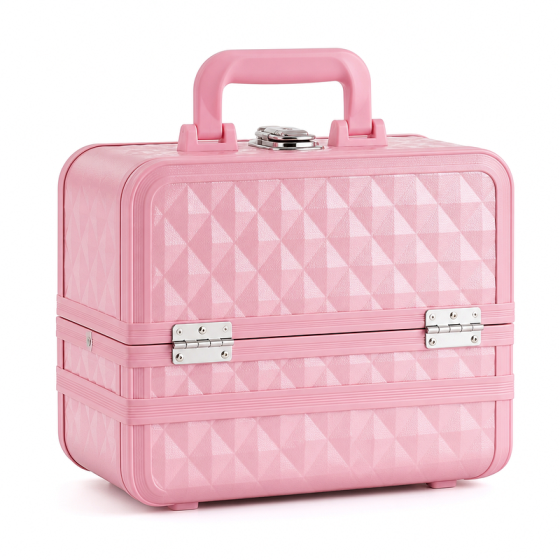 Pink Travel Makeup Case | 2026