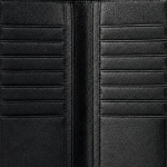 Men's Black Long Wallet | 2026