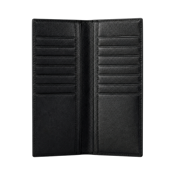 Men's Black Long Wallet | 2026