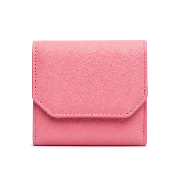 Women's Pink Compact Wallet | 2026